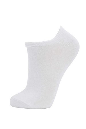 Женские хлопковые носки-кеды из трех предметов