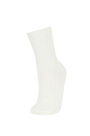 Женские зимние носки из двух предметов из хлопка
