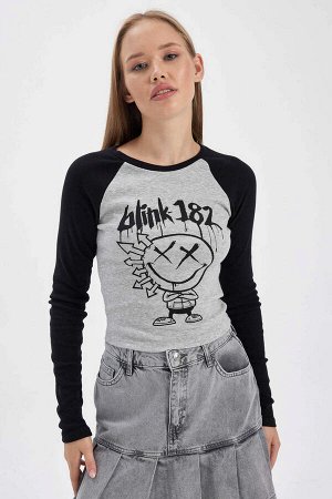 Облегающая футболка Cool Blink с круглым вырезом и длинными рукавами