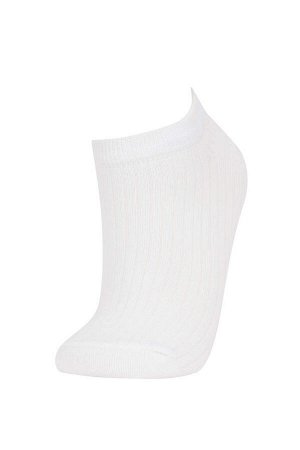 DEFACTO Женские носки-пинетки из трех предметов из хлопка