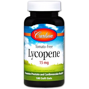 Carlson Labs, Ликопин, 15 мг, 180 мягких капсул