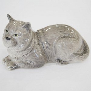 Статуэтка 12см Британский кот (фарфор) (ручная работа) ФД-0023