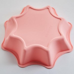 Форма 22,2х16,5х5см для выпечки кекса силиконовая АК-6132S "Мечта" розовая