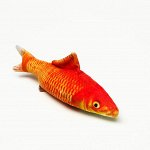 Игрушка &quot;Рыба моей мечты!&quot; с кошачьей мятой, красный карп, 20 см