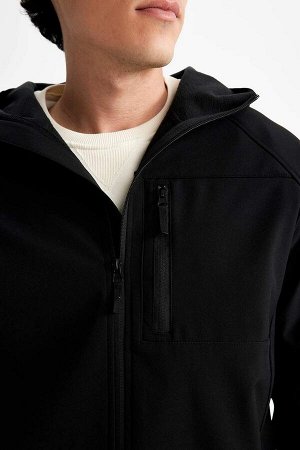 DeFactoFit Slim Fit Куртка с капюшоном Пальто Softshell
