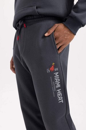 DeFactoFit Спортивные штаны стандартного кроя для бега NBA Miami Heat