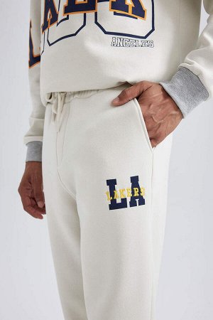 DeFactoFit Спортивные штаны стандартного кроя для джоггеров НБА Лос-Анджелес Лейкерс
