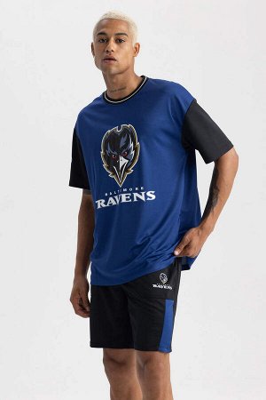 DeFactoFit Укороченные шорты стандартного кроя NFL Baltimore Ravens
