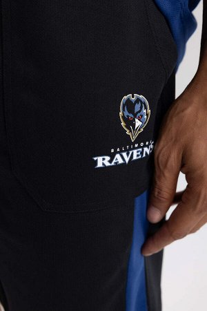 DeFactoFit Укороченные шорты стандартного кроя NFL Baltimore Ravens