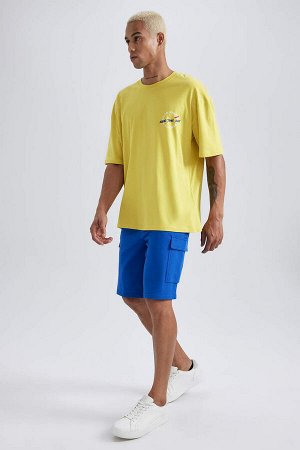 DeFactoFit Трикотажные шорты стандартного кроя с короткими штанинами