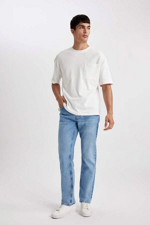 Defacto x Wiser Wash Sergio Regular Fit Джинсовые брюки с нормальной посадкой и нормальной талией