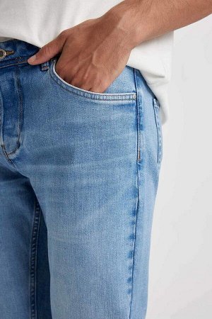 Defacto x Wiser Wash Sergio Regular Fit Джинсовые брюки с нормальной посадкой и нормальной талией