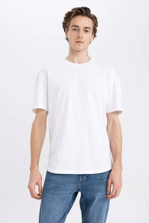 Базовая футболка Cool Comfort Fit с круглым вырезом и короткими рукавами из 100% хлопка
