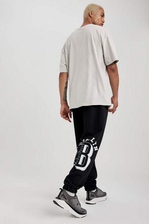 DeFactoFit Спортивные штаны свободного покроя для бега NBA Brooklyn Nets