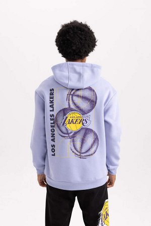 DeFactoFit Толстовка свободного покроя с капюшоном NBA Los Angeles Lakers
