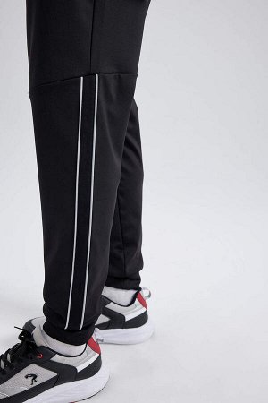 DeFactoFit Тканевые спортивные брюки для прыжков с аквалангом приталенного кроя со стандартными штанинами