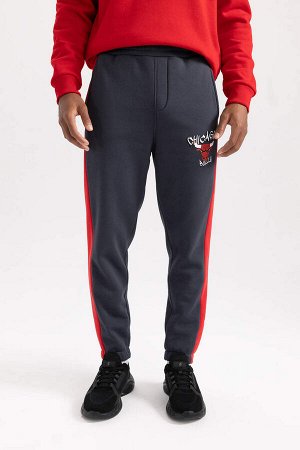 DeFactoFit Спортивные штаны стандартного кроя для бега NBA Chicago Bulls