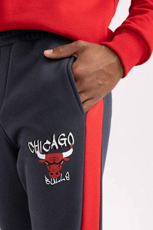 DeFactoFit Спортивные штаны стандартного кроя для бега NBA Chicago Bulls