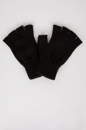 Мужские трикотажные перчатки с порезанными пальцами