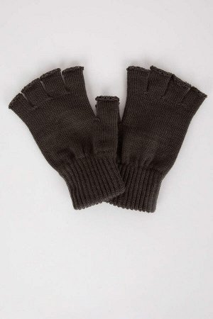 Мужские трикотажные перчатки с порезанными пальцами