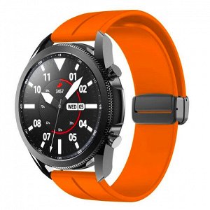 Силиконовый ремешок на магнитной застежке для Xiaomi Amazfit Bip / Bip Light 20-22 mm Samsung, Huawei