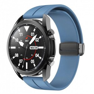 Силиконовый ремешок на магнитной застежке для Xiaomi Amazfit Bip / Bip Light 20-22 mm Samsung, Huawei