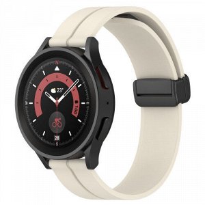 Силиконовый ремешок на магнитной застежке для Xiaomi Amazfit Bip / Bip Light 20-22 mm Samsung, Huawei