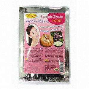 Маска-скраб «Пуэрария Мирифика» антивозрастная 20 гр. ISME Rasyan Herbal Powder Scrub & Mask with Pueraria Mirifica Firming and Anti-aging Brightening skin 20 g.
