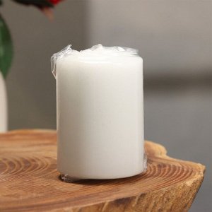 Свеча - цилиндр ароматическая "Французская ваниль", 4х6 см