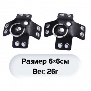 Пэстисы кожаные с заклепками