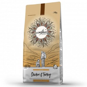 Сухой корм CRAFTIA NATURA для взрослых собак средних и крупных пород из курицы и индейки 7 кг