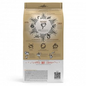 Сухой корм CRAFTIA NATURA для взрослых собак миниатюрных и мелких пород из курицы и индейки 2 кг
