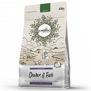 Сухой корм CRAFTIA HARMONA для котят из курицы и рыбы 320 г