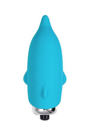 Минивибратор Eromantica Jolly, силикон, голубой, 7,5 см