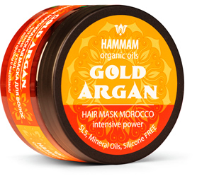 Маска для волос золотая марокканская GOLD ARGAN питание и уход