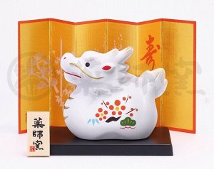 MATSUMOTO - фигурка белого дракона с ширмой