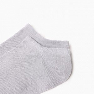 Носки мужские укороченные MINAKU цвет светло-серый, (27 см)