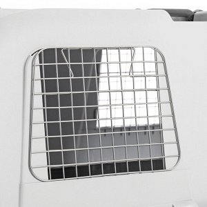 Переноска MPS SKUDO 8 118х80x88hсм с металлической дверцей с замком серая