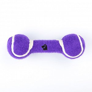 Игрушка Mr.Kranch для собак Гантель большая 20 см фиолетовая