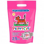 PrettyCat наполнитель комкующийся для кошачьих туалетов &quot;Euro Mix&quot;  2,5 кг