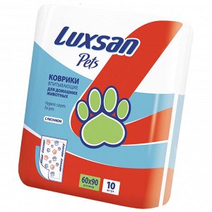 Коврики (пеленки) LUXSAN Premium для животных 60х90, 10 шт