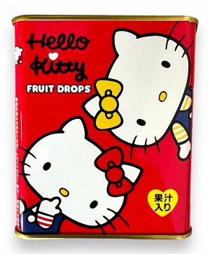 Леденцы фруктовые Hello Kitty Sakuma, банка 75 гр. 1/40