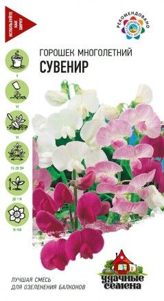 Цветы Горошек Душистый Сувенир ЦВ/П (ГАВРИШ) 0,5гр многолетник до 2м