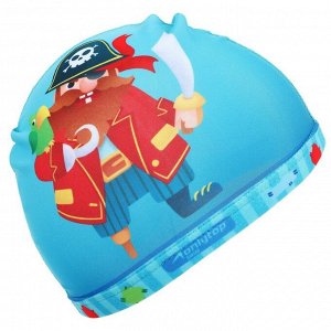 ONLITOP Шапочка для плавания детская ONLYTOP «Пират», тканевая, обхват 46-52 см