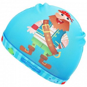 Шапочка для плавания детская ONLYTOP «Пират», тканевая, обхват 46-52 см