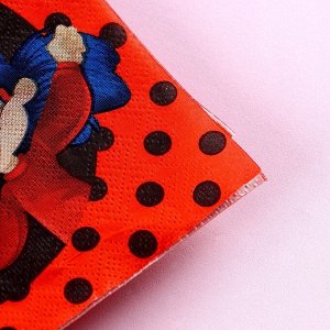 Салфетки бумажные «С днём рождения», 25 x 25 см, в наборе 20 шт.