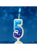 Свеча тортовая с цветным пламенем 5
