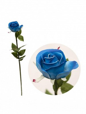 Роза 63 см цвет синий