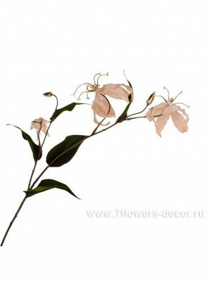 Цветок искусственный Глориоза 75 см цвет розовый