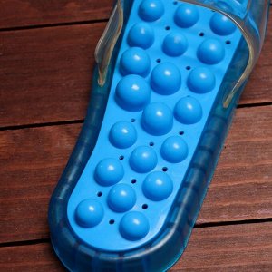 Пластиковые пузырьковые массажные тапочки XL 42-43